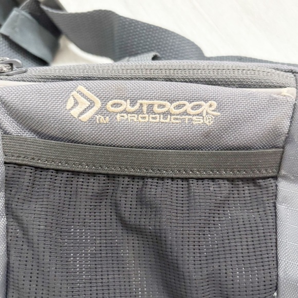 OUTDOOR PRODUCTS Unisex Adults Gray Multiple Pocket Fanny Pack Waist Bag 8” X 4” - Picture 5 of 7